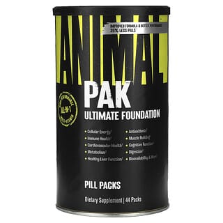 Animal, PAK, Ultimate Foundation, мультивитаминный комплекс, 44 пакетика
