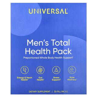 Universal U, Men's Total Health Pack, 30 Pill Packs