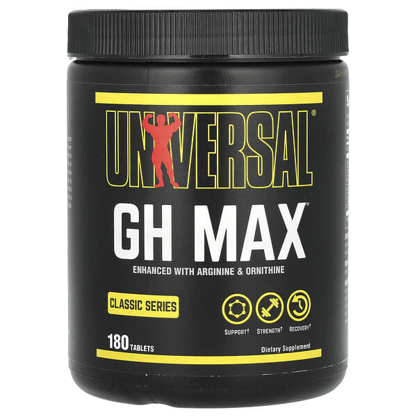 Universal U, Classic Series, GH Max, 180 Tablets