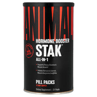 Animal, Stak, Hormone Booster, All-In-1 Pill Packs, 21 Packs