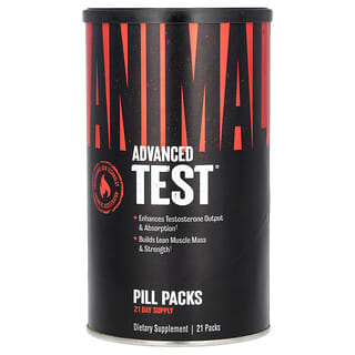 Animal, Advanced Test, Suplemento avanzado, 21 paquetes con comprimidos