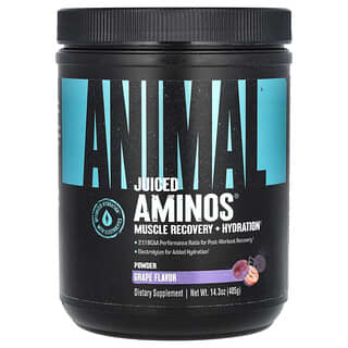 Animal, Juiced Aminos en poudre, Raisin, 405 g
