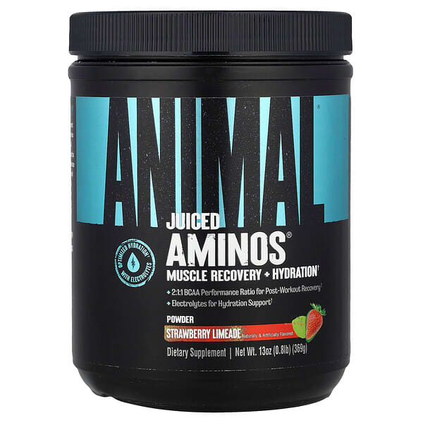 Animal, Juiced Aminos®, Strawberry Limeade, 13 oz (369 g) — product photo 1