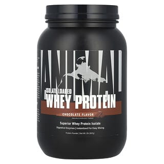 Animal, Insulated Loaded Whey Protein Powder, isoliertes Molkenproteinpulver, Schokolade, 907 g (2 lb.)