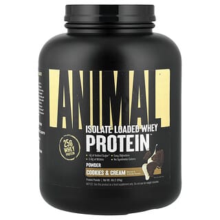 Animal, Whey Protein em Pó, Sabor Cookies & Cream, 1,81 kg (4 lb)