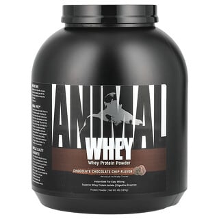 Animal, Isolate Loaded Whey Protein Powder, Chocolate Chocolate Chip, 4 lb (1.81 kg)