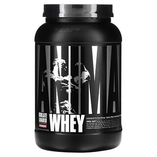 Universal Nutrition, Animal, Whey Isolated Loaded, Strawberry, 2 lb (907 g)