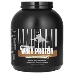 Animal, Isolate Loaded Whey Protein Powder, Frosted Cinnamon Bun, 4 lbs (1.81 kg)