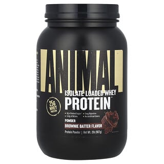 Animal, Proteína Whey Isolada Carregada, Massa de Brownie, 907 g (2 lb)