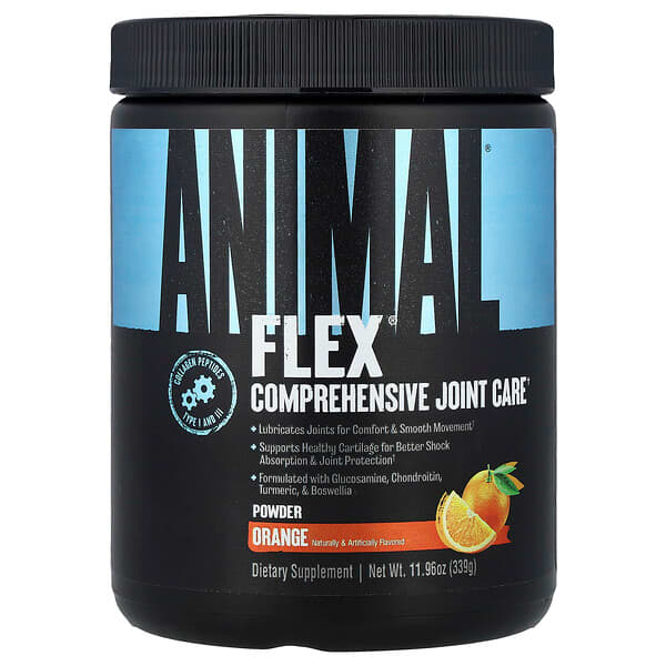 Animal, порошок Flex® для поддержки суставов, со вкусом апельсина, 339 г (11,96 унции)