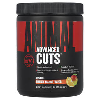 Animal, Advanced Cuts® Powder, Orange Mango, 9.4 oz (267 g)