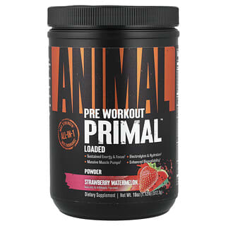 Animal, Primal Preworkout Powder, Strawberry Watermelon, 17.9 oz (507.5 g)