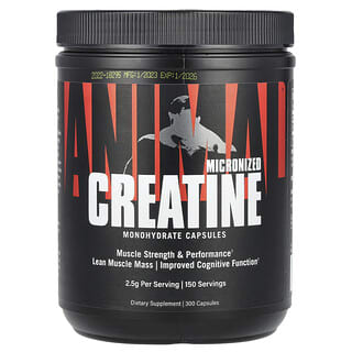 Animal, Micronized Creatine, 2,500 mg, 300 Capsules