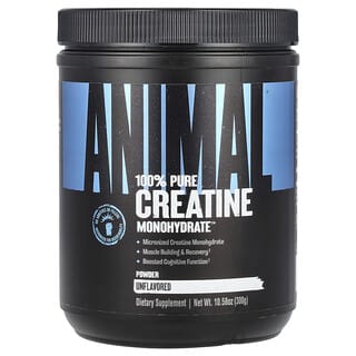 Animal, 100% Pure Creatine Monohydrate™ Powder, Unflavored, 10.58 oz (300 g)