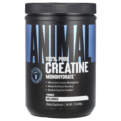 Animal, Creatine Monohydrate™ Powder, Original, 1.1 lb (500 g)