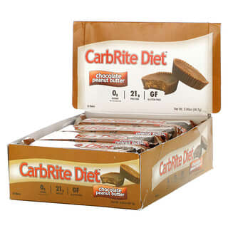 Universal U, CarbRite Diet Bars, Chocolate Peanut Butter, 12 Bars, 2 oz (56.7 g) Each