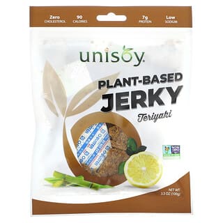 Unisoy, Plant-Based Jerky, Teriyaki, 100 g (3,5 oz.)