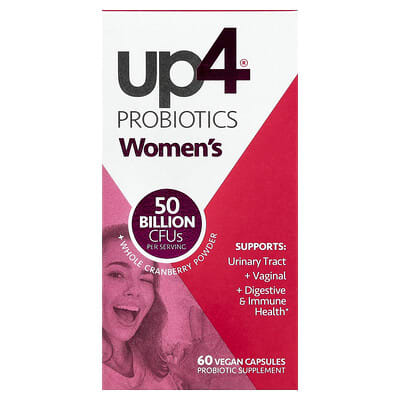 up4, Probiotics for Women, 60 Vegan Capsules