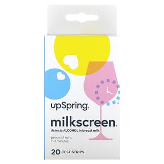 UpSpring, Milkscreen แผ่นทดสอบสำเร็จรูป บรรจุ 20 แผ่น