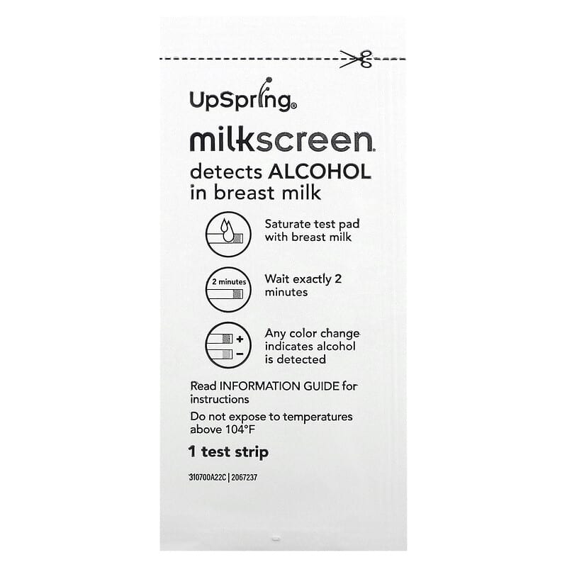 UpSpring Baby Milkscreen Heimtest für Alkohol in der Muttermilch