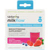 Milkflow، مشروب مكمل غذائي بالحلبة + القنطريون المبارك، نكهة توت طبيعي، 18 عبوة، 0.35 أونصة (10 جم) للعبوة