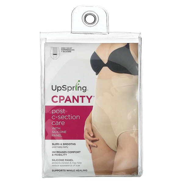 UpSpring‏, C Panty, Post C-Section Care with Silicone Panel, 1X/2X, Nude, 1 Count