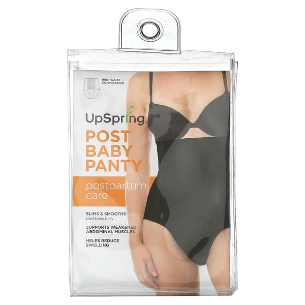 UpSpring‏, Post Baby Panty, Postpartum Care, 1X/2X, Black, 1 Count