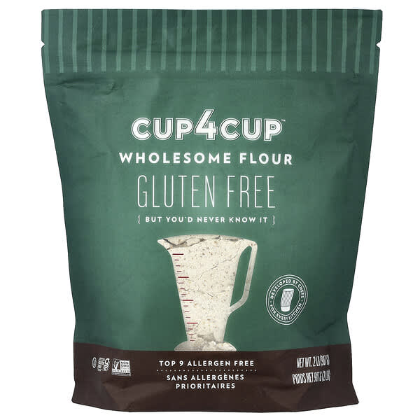 Cup4Cup, 천연 가루, 글루텐 무함유, 907g(2lbs)