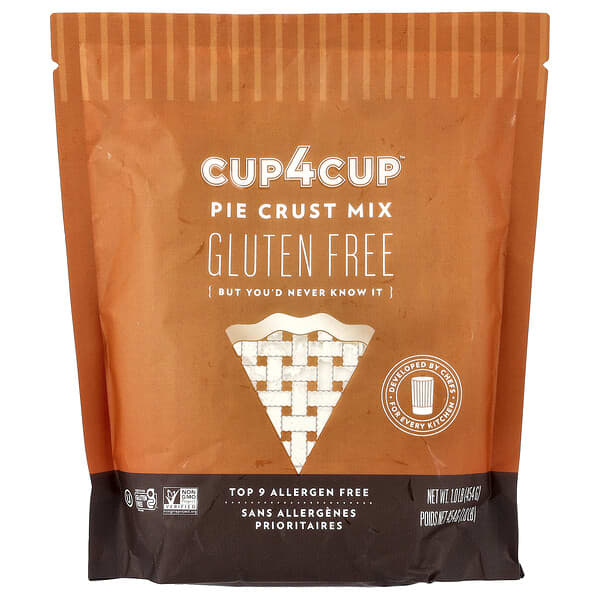 Cup4Cup, 파이 크러스트 믹스, 글루텐 무함유, 454g(1lb)