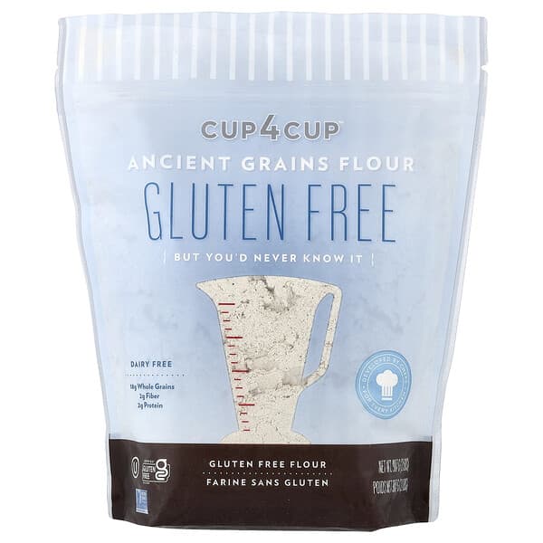 Cup4Cup, 고대 곡물 가루, 글루텐 무함유, 907g(2lbs)