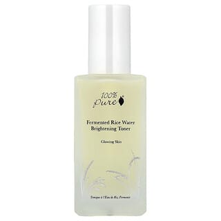 100% PURE, Tonico illuminante all’acqua di riso fermentato, 100 ml