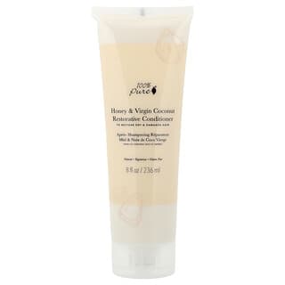 100% PURE, Honey & Virgin Coconut Restorative Conditioner, Dry & Damaged Hair, 8 fl oz (236 ml)