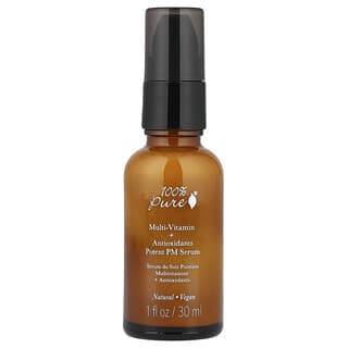 100% PURE, Krachtige multivitamine + antioxidanten PM-serum, 30 ml