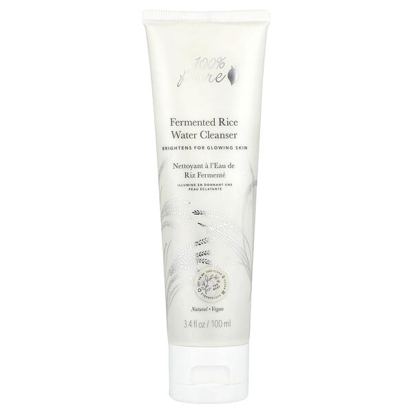 100% PURE, Fermented Rice Water Cleanser, 3.4 fl oz (100 ml)