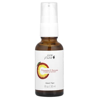 100PercentPure, Sérum de vitamina C, 30 ml (1 oz. líq.)