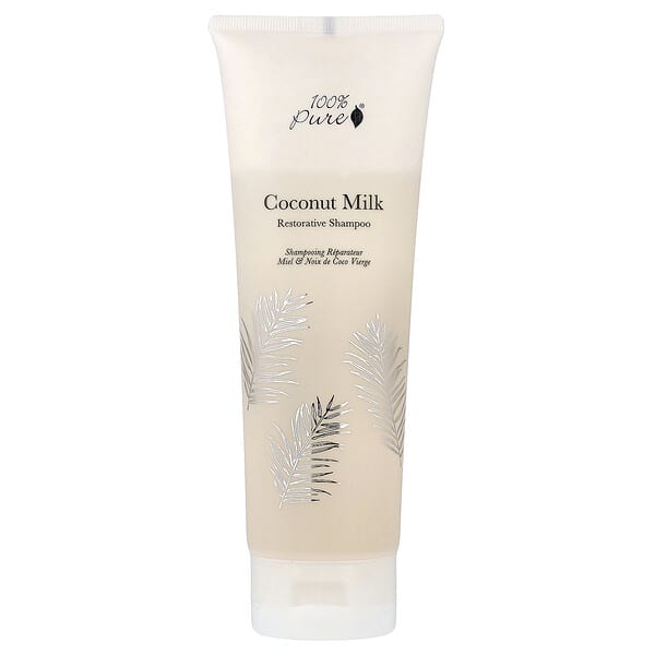 100% PURE, 회복 샴푸, 코코넛 밀크, 236ml(8fl oz)