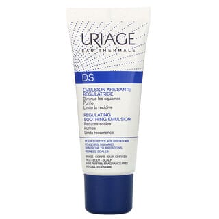 Uriage, DS, Regulating Soothing Emulsion, Fragrance-Free, 1.35 fl oz (40 ml)
