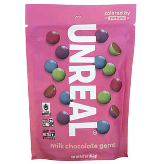 Unreal, Milk Chocolate Gems, 5 oz (142 g)