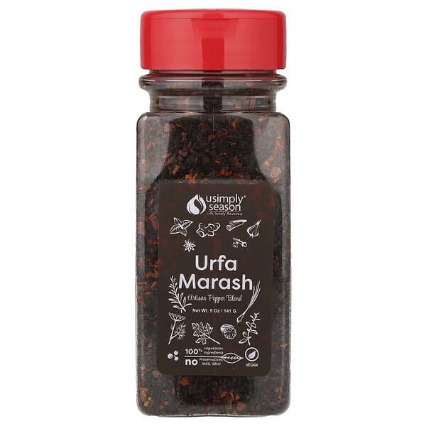 USimplySeason, 아티산 후추 혼합물, 우르파 마라, 141g(5oz)