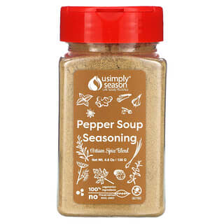 USimplySeason, Artisan Spice Blend, Pepper Soup Seasoning, 4.8 oz (136 g)