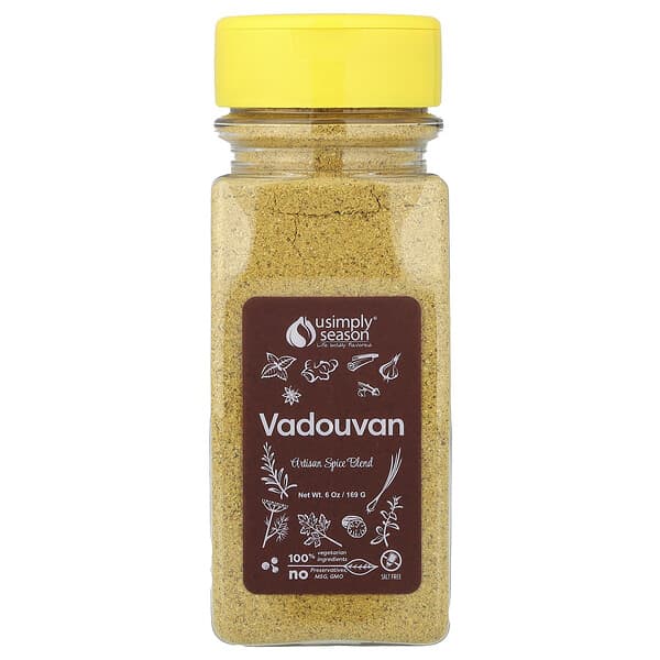 USimplySeason, Artisan Spice Blend, 바두반, 169g(6oz)