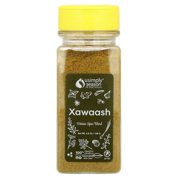 USimplySeason, 아티산 스파이스 블렌드, XAwaash, 136g(4.8oz)