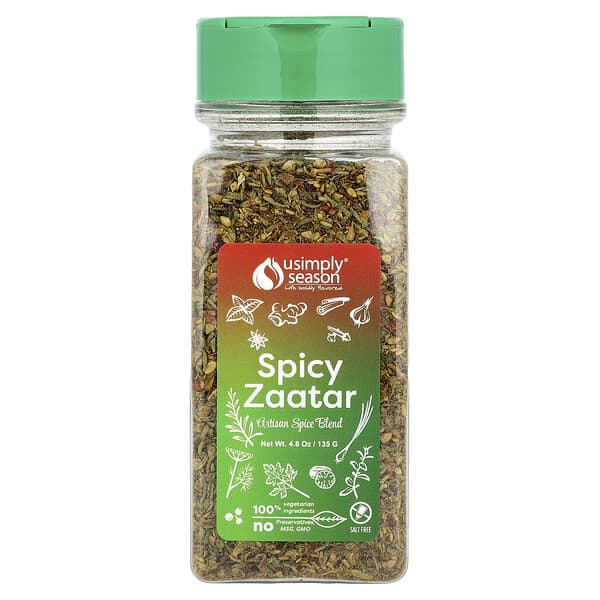 USimplySeason, Artisan Spice Blend, Spicy Zaatar, 4.8 oz (135 g)