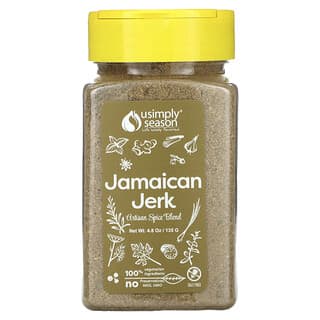 USimplySeason, Mezcla de especias artesanales, Jerk jamaicano`` 135 g (4,8 oz)