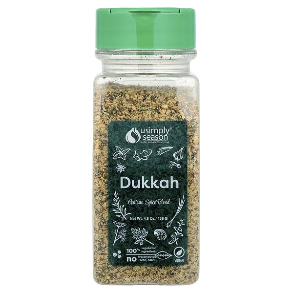 USimplySeason, Artisan Spice Blend, Dukkah, 4.8 oz (136 g)