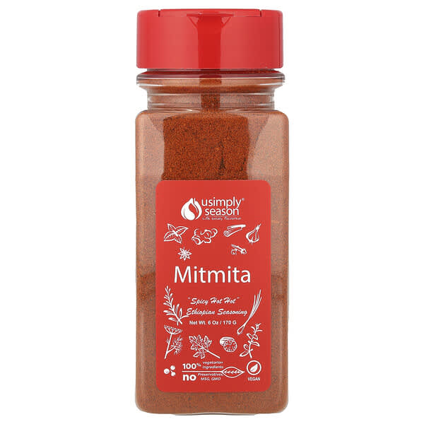 USimplySeason, Condimento etíope, Mitmita, 170 g (6 oz)