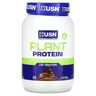 USN, Proteína vegetal, Chocolate`` 666 g (1,5 lb)