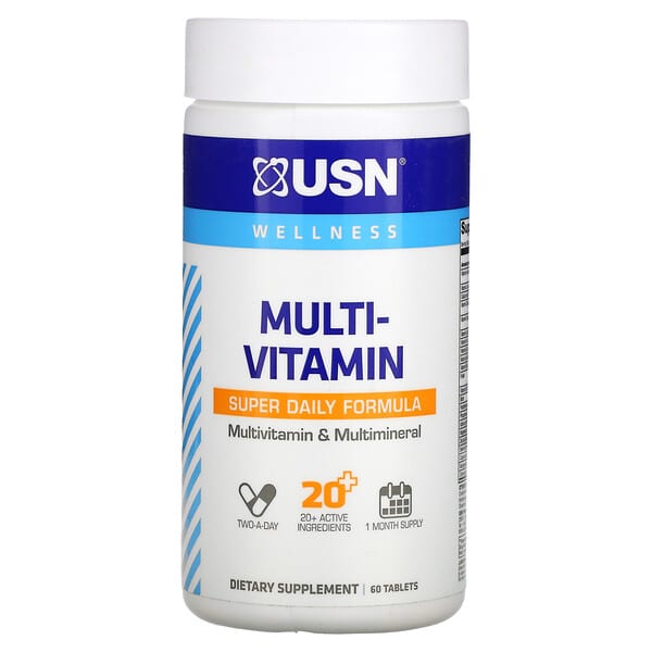 USN, Multi Vitamin Super Daily Formula, 60 Tablets