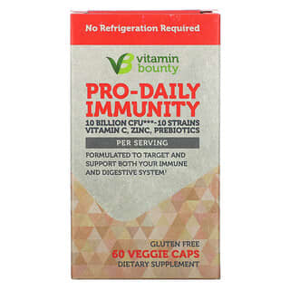 Vitamin Bounty, Pro-Daily Immunity, 10 млрд КОЕ, 60 растительных капсул