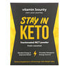 Stay In Keto, Fractioned MCT Powder from Coconut, 180 g
